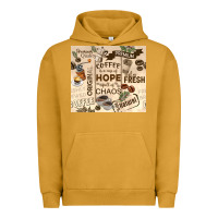 Pigment Peanut Butter coffee is a cup of hope Urban Hoodie - TumblerDesignByShophia