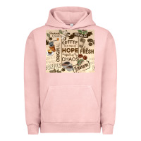 Pigment Salmon coffee is a cup of hope Urban Hoodie - TumblerDesignByShophia