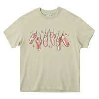 Mossy ballerina ballet shoes Heavy Core Tee - MaliasSmallBusiness