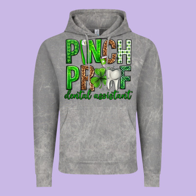 Pinch Proof Dental Assistant St. Patricks Day Vintage Hoodie Designed By Neo Western
