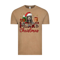 Vintage Coffee merry christmas pitbull Vintage Tee - JahusDesignShop