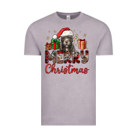 Vintage Zinc merry christmas pitbull Vintage Tee - JahusDesignShop