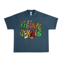 Midnight Navy christmas texas western Urban Heavy Tee - AdoDesignShop