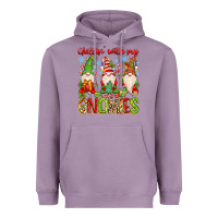 Lavender chillin with my gnomies Heavyweight Hoodie - MaliasSmallBusiness