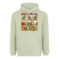 Matcha chillin with my gnomies Heavyweight Hoodie - MaliasSmallBusiness