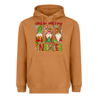 Meerkat chillin with my gnomies Heavyweight Hoodie - MaliasSmallBusiness