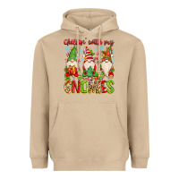 Mushroom chillin with my gnomies Heavyweight Hoodie - MaliasSmallBusiness