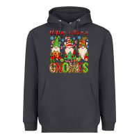 Smoke chillin with my gnomies Heavyweight Hoodie - MaliasSmallBusiness