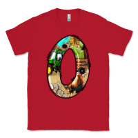 Red farm life alphabet numbers 0 Classic Tee - BundleAndBundleShop