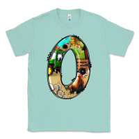 Seafoam farm life alphabet numbers 0 Classic Tee - BundleAndBundleShop