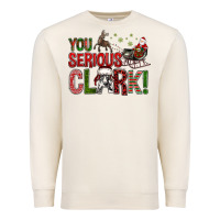 Sandshell You Serious Clark With Santa Sleigh Premium Sweatshirt - BundleAndBundleShop