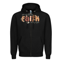 Black we walk by faith not by sight Zipper Hoodie - MaliasSmallBusiness