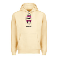 Pina Colada Pink Glitter, Leopard Pattern Mom Skull Premium Hoodie - Bettercallsaul