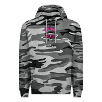 Slate Camo Pink Glitter, Leopard Pattern Mom Skull Premium Hoodie - Bettercallsaul
