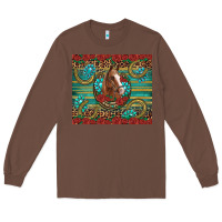 Chestnut western horse horseshoe roses gemstones glitter wooden Long Sleeve Tee - Artiststas