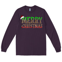 Plum merry christmas Long Sleeve Tee - AdoDesignShop
