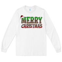 White merry christmas Long Sleeve Tee - AdoDesignShop