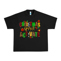 Black christmas spirit activate Urban Heavy Tee - AdoDesignShop