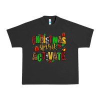 Pigment Black christmas spirit activate Urban Heavy Tee - AdoDesignShop