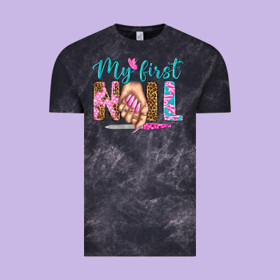 My First Nail Bbs Vintage Tee Designed By Bundleandbundleshop