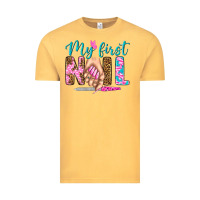 Vintage Mustard my first nail bbs Vintage Tee - BundleAndBundleShop