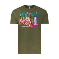 Vintage Olive my first nail bbs Vintage Tee - BundleAndBundleShop