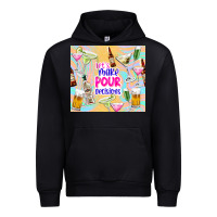 Black let's make pour decisions Urban Hoodie - TumblerDesignByShophia