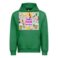 Emerald let's make pour decisions Urban Hoodie - TumblerDesignByShophia