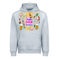 Heather Grey let's make pour decisions Urban Hoodie - TumblerDesignByShophia
