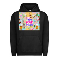 Pigment Black let's make pour decisions Urban Hoodie - TumblerDesignByShophia