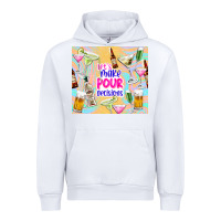 White let's make pour decisions Urban Hoodie - TumblerDesignByShophia