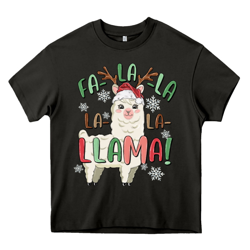 Fa La La Llama Heavy Core Tee by MaliasSmallBusiness | Teevron
