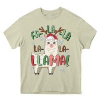 Mossy fa la la llama Heavy Core Tee - MaliasSmallBusiness