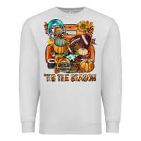 Tis The Season Fall Football Truck Premium Sweatshirt | Teevron
