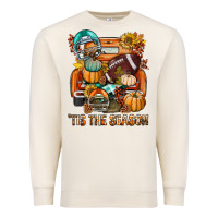 Sandshell Tis The Season Fall Football Truck Premium Sweatshirt - BundleAndBundleShop