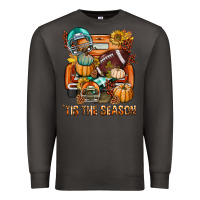 Smoke Tis The Season Fall Football Truck Premium Sweatshirt - BundleAndBundleShop