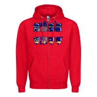 Red valentine's day school pencils navy blue Zipper Hoodie - MaliasSmallBusiness