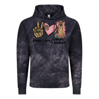 Cloud Black peace love german shepherd Vintage Hoodie - JahusDesignShop