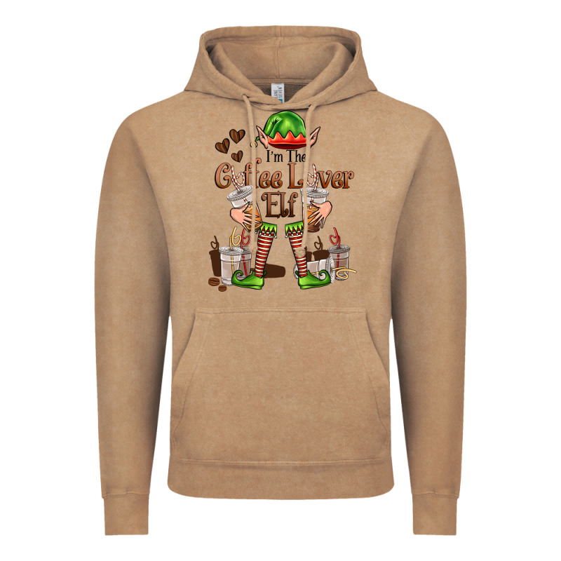 Im The Coffee Lover Elf Vintage Hoodie by FaDigitalArtStudio | Teevron