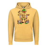 Vintage Mustard im the coffee lover elf Vintage Hoodie - FaDigitalArtStudio