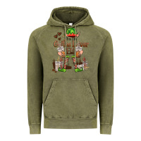 Vintage Olive im the coffee lover elf Vintage Hoodie - FaDigitalArtStudio