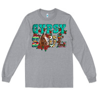 Heather Grey western gypsy soul horse roses serape aztec leopard Long Sleeve Tee - Artiststas
