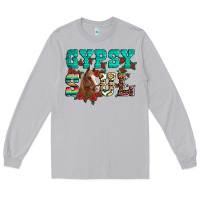 Moon Dust western gypsy soul horse roses serape aztec leopard Long Sleeve Tee - Artiststas