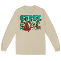Mushroom western gypsy soul horse roses serape aztec leopard Long Sleeve Tee - Artiststas