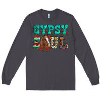 Smoke western gypsy soul horse roses serape aztec leopard Long Sleeve Tee - Artiststas