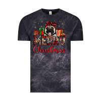 Cloud Black merry christmas pug Vintage Tee - JahusDesignShop