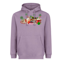 Lavender Christmas coffee Heavyweight Hoodie - MaliasSmallBusiness