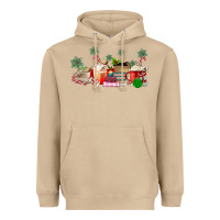 Mushroom Christmas coffee Heavyweight Hoodie - MaliasSmallBusiness
