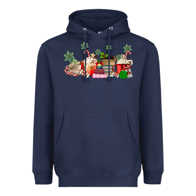 Christmas Coffee Heavyweight Hoodie by MaliasSmallBusiness | Teevron
