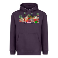 Plum Christmas coffee Heavyweight Hoodie - MaliasSmallBusiness